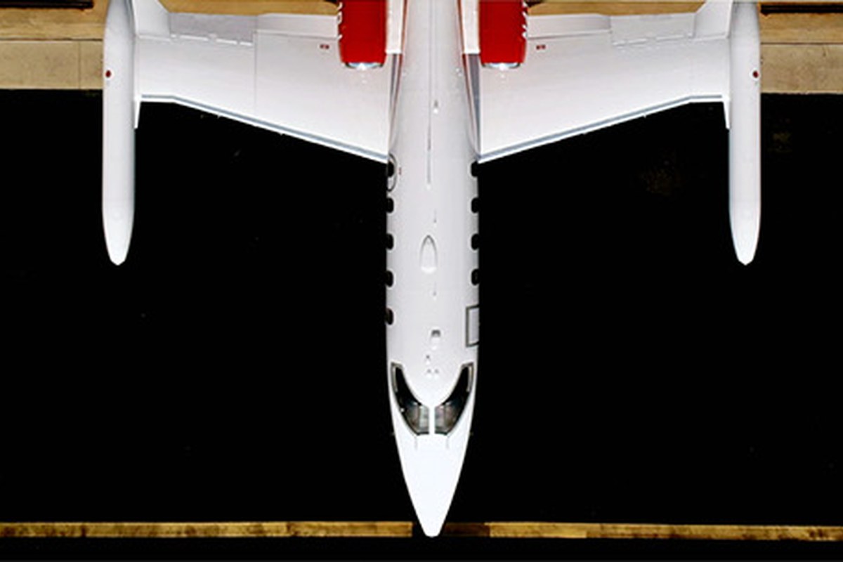Aircraft hangar scene connected to medical travel transport