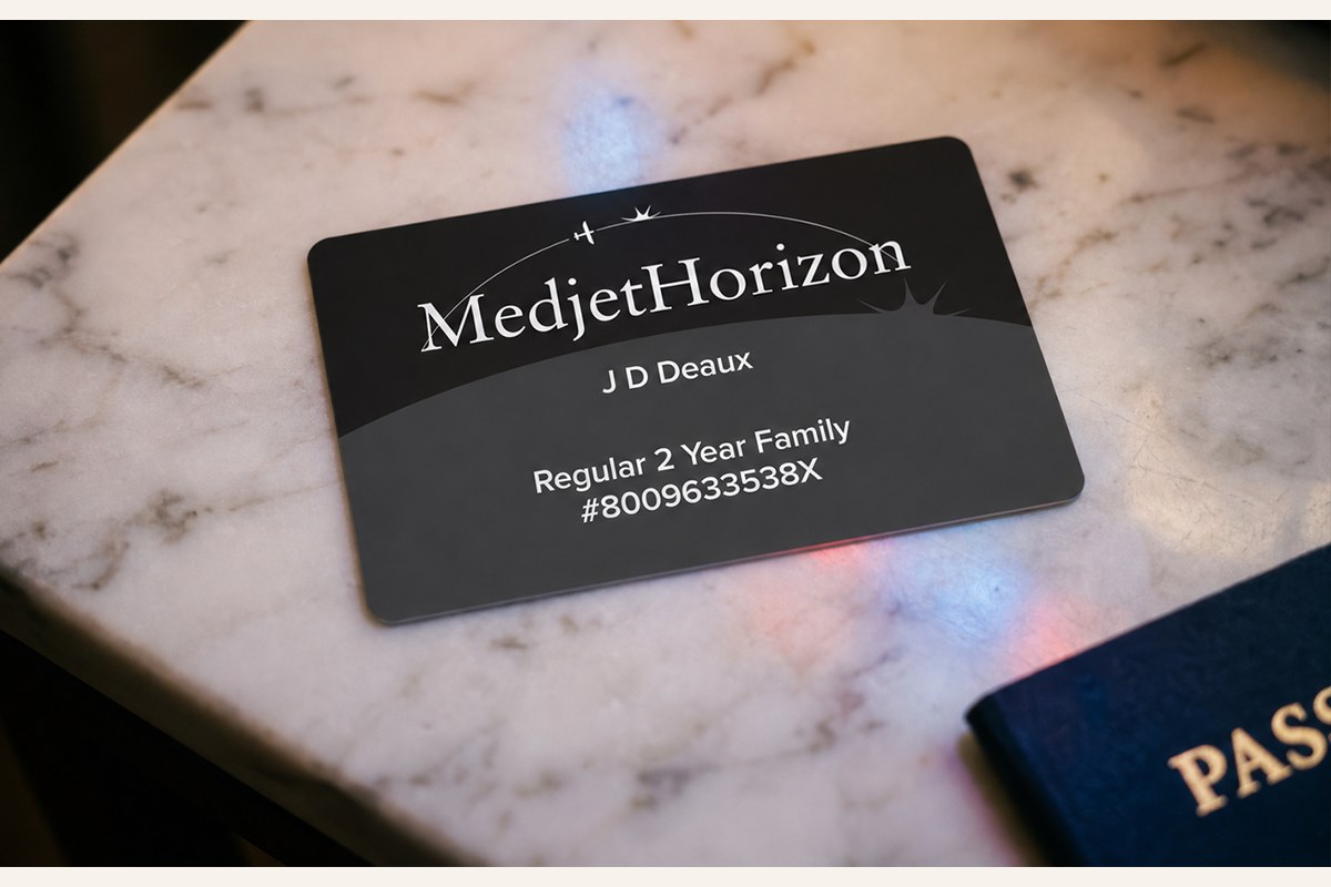 Medjet Horizon card for travel security planning